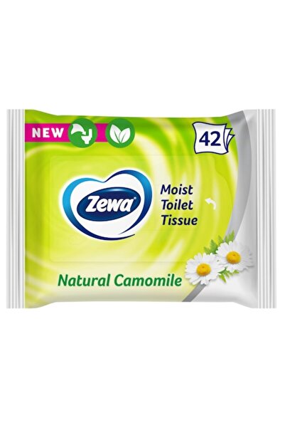 Zewa Wet Toilet Paper, Camomile, 42 pcs