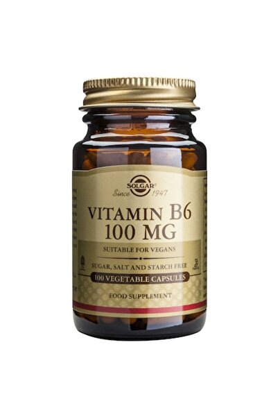 Solgar Vitamin B6 100 mg, 100 Capsules