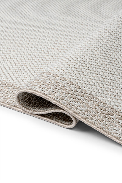 Deseneva 1148 Krem-Bej Sisal Jüt Halı Modern Yıkanabilir Toz Vermez Antialerjik Halı