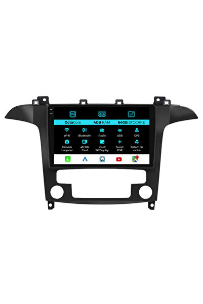 NavStore Dedicated Navigation Ford S-Max (2006 - 2015), 2K, 4Gb Ram, 64Gb Storage, Carplay, Automatic Climate Control