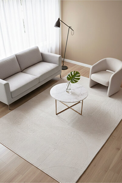 MELARİS HALI Softy Salon Halısı Oturma Odası Halısı Klasik Desenli Halı Yumuşak Dokulu Modern Dokuma Halı