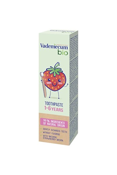 Vademecum Bio children's toothpaste, 1-6 years, strawberry flavor, 50 ml
