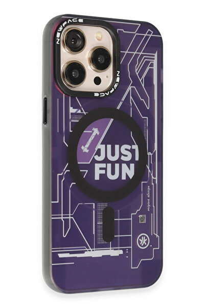 NewFace غطاء حماية لهاتف آيفون 14 برو من إس بي تي آر إن إس بنمط فينوس ماجنيتي...