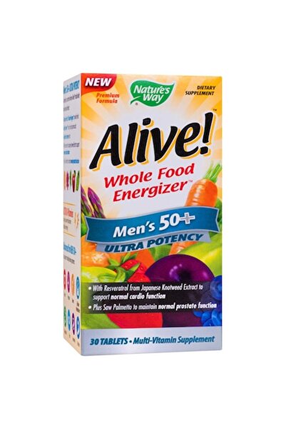 Secom Alive! Men's 50+ Ultra dietary supplement, Nature's Way / - 30 tablets