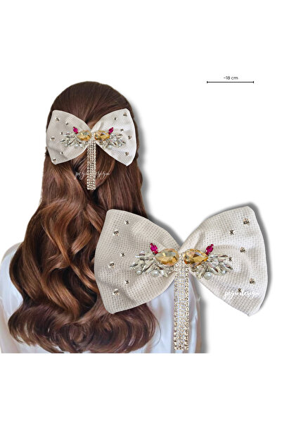 pegu baby collection CÂRLIG AUTOMAT DE DESIGN SPECIAL CU PIETRE MULTICOLORE ECRU