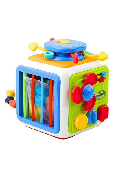 Picodino Interactive Activity Cube with Sounds and Educational Sensory Activities, Multicolor