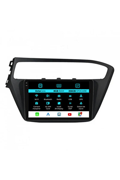 NavStore Navigatie Dedicata Hyundai I20 (2014-2020), 2K, 8Gb Ram, 256Gb Stoca...