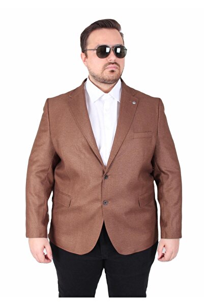 MocGrande Men's Large Size 4 Drop Blazer Oskar Jacket 500607 Taba