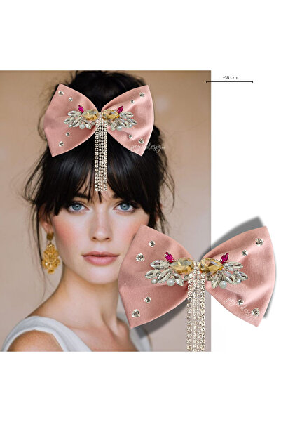 pegu baby collection CÂRLIG AUTOMAT DE DESIGN SPECIAL CU PIETRE MULTICOLORE ROZ