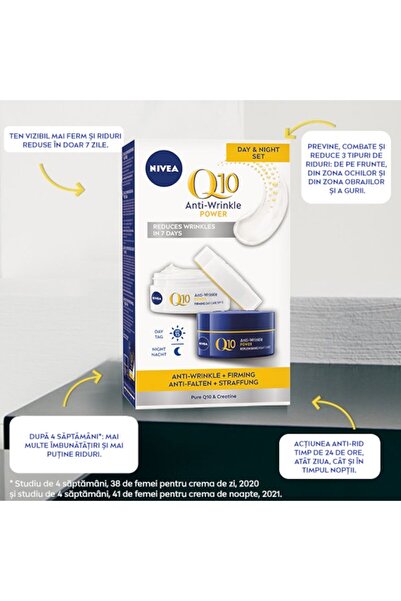 NIVEA Q10 Plus Pack: Day Cream 50 ml + Night Cream 50 ml