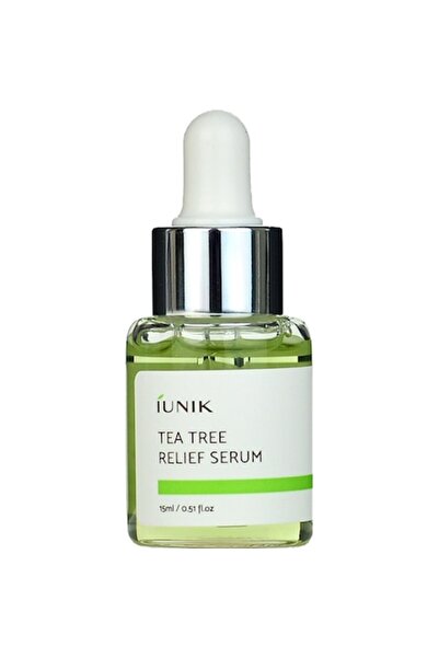 iUNIK Ser facial calmant și hidratant cu extract de arbore de ceai - 15 ml