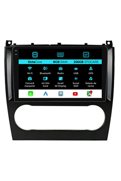 NavStore Dedicated Navigation Mercedes C-Class W203 CLK W209 (2005 - 2009), 2K, 8Gb Ram, 256Gb Storage, Carplay