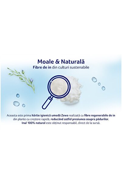 Zewa Sensitive wet toilet paper, 2 packs of 80 sheets