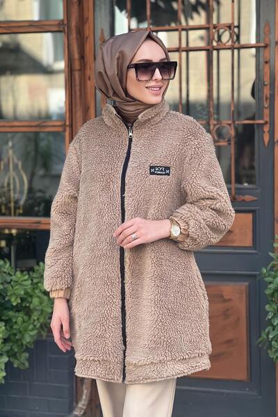 Kayra ΠΑΛΤΟ ΠΟΛΥ ΜΑΛΛΙΑ ΔΙΠΛΗΣ ΠΛΕΥΡΑΣ 87001 ΜΠΕΖ