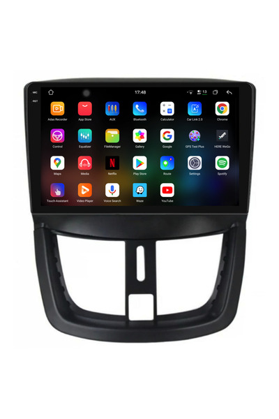 NavStore Dedicated Navigation Peugeot 207 (2006-2015), 2K, 12Gb Ram, 256Gb Storage, Carplay