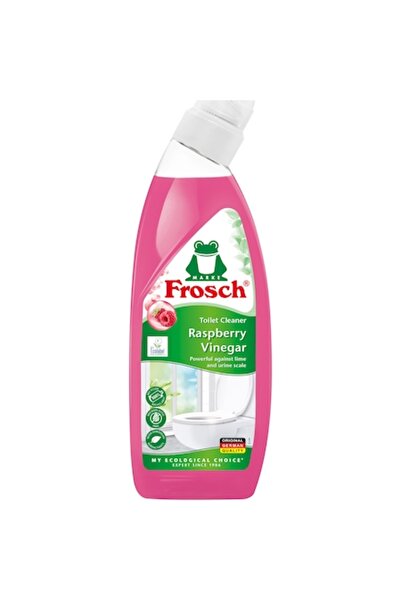 Frosch Toilet Cleaner with Raspberry Vinegar, 750 ml
