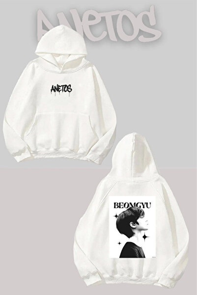 Anetos Billiards Woman Sırt cu imprimeu Alb cu glugă Swea tricou