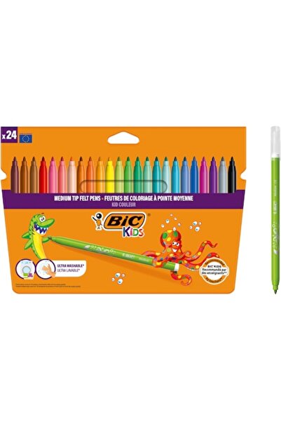 Bic Markere colorate lavabile Kid Couleur, pachet de 24