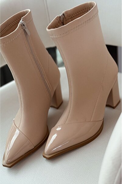 I Love Shoes Mivora Streç Bej Kadın Bot