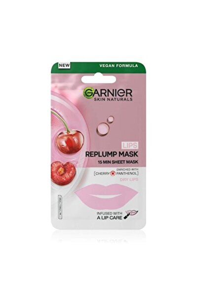 Garnier Skin Naturals Lip Mask with Cherry Extract and Panthenol, 5g
