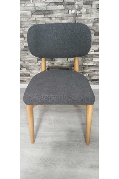 UzHome BOHEM YENİ MODEL SANDALYE KILIFI COCO KUMAŞ ANTRASİT RENGİ