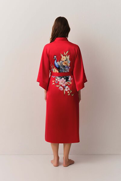 SUWEN Αιθερέλαιο μακρύ φόρεμα