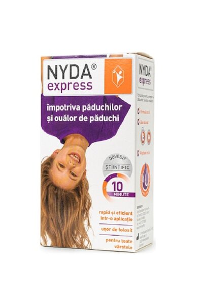 Nyda spray de păr expres împotriva păduchilor și ouălor de păduchi, 100 g
