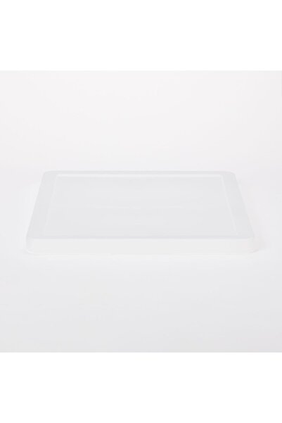 Muji Polypropylene Storage Box, Wide Lid, W 51 x D 37.5 x H 2.5 cm