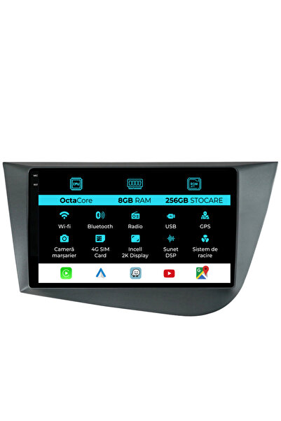 NavStore Dedicated Navigation Seat Leon Mk2 (2005-2012), 2K, 8Gb Ram, 256Gb Storage, Carplay - Copy