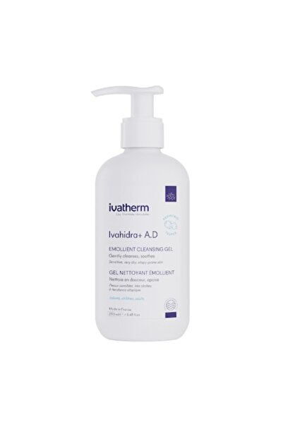 IVATHERM Ivahidra+ Emollient Cleansing Gel for Face & Body, 250 ml