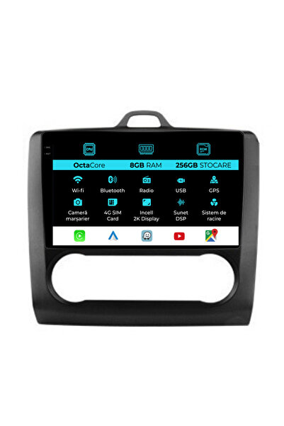NavStore Dedicated Navigation Ford Focus (2004-2012), 2K, 8Gb Ram, 256Gb Storage, Carplay, Automatic Climate Control