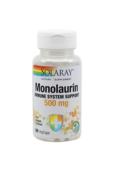 Solaray Monolaurină 500 mg - Solaray, 60 capsule (Secom)