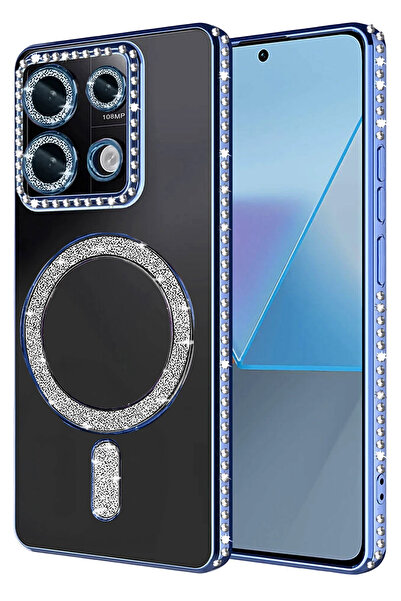 NewFace حافظة SPTRNS لهاتف شاومي ريدمي 13C مع حماية مغناطيسية (223731) - أزرق