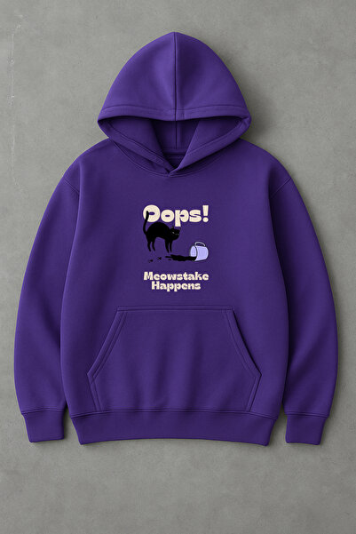 LORVEX Meowstake Переддрук Oversize Unisex Світшот з капюшоном