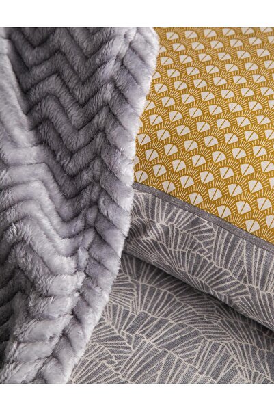 Apricitas HOME Double Paolina Gray Bedspread Duvet Cover Set