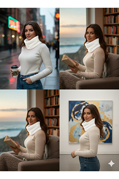 Leiste Women's Plush Neck Warmer Plush Neck Warmer Welsoft Christmas Gift Warmer Neck Warmer