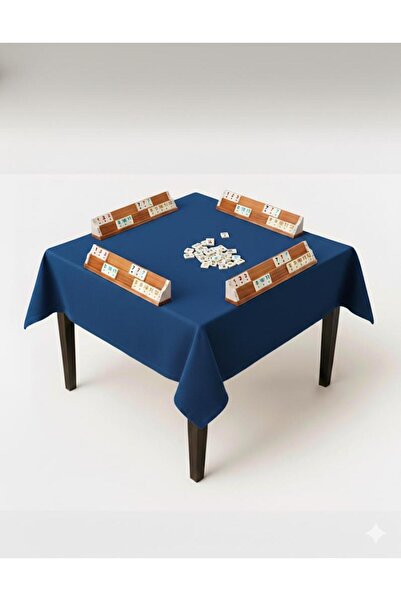 Güllü Ahşap Wooden Box - Wooden Okey Set (with Table Cover)