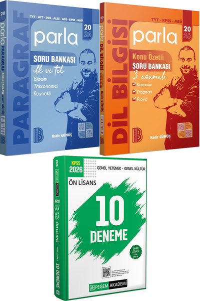 Benim Hocam Yayınları 2026 Parla Paragraf Parla Dil Bilgisi Soru Bankası - 20...