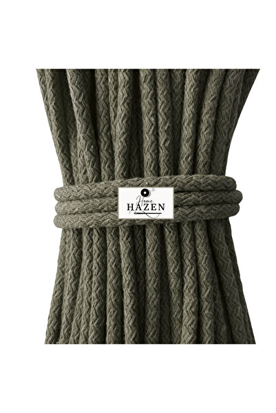Hazen Home Cord Rope Cotton 6-7 mm 45-50 Meters 1 kg Rope Basket Supla Bag - Khaki Green