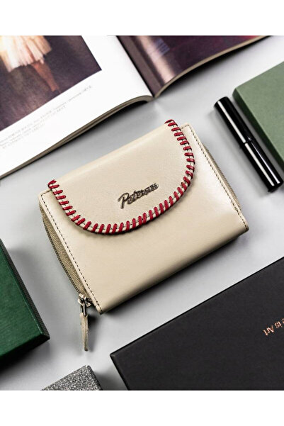 Other Women's leather wallet with snap and zipper - Peterson