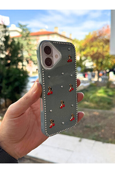 Dublin Iphone 16 compatible glittery stone glitter phone case