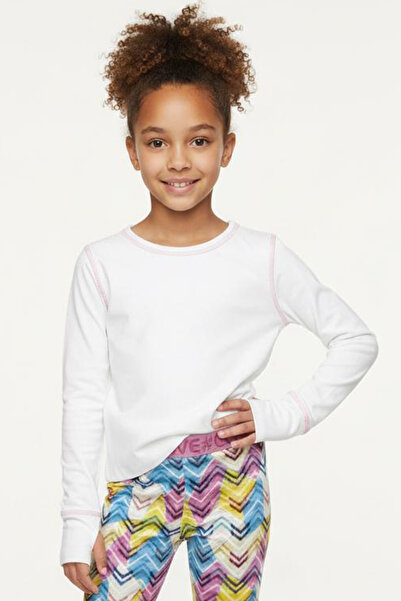 Colorinas Loopfit Finger-Looped Karyoka Stitched Long Sleeve T-Shirt