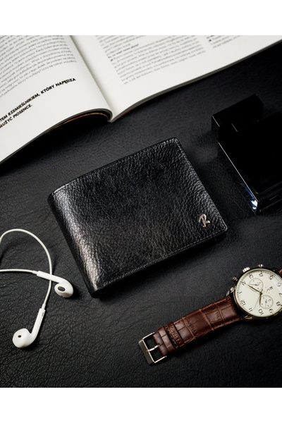 Other Leather wallet with large card slot and RFID protection - Rovicky