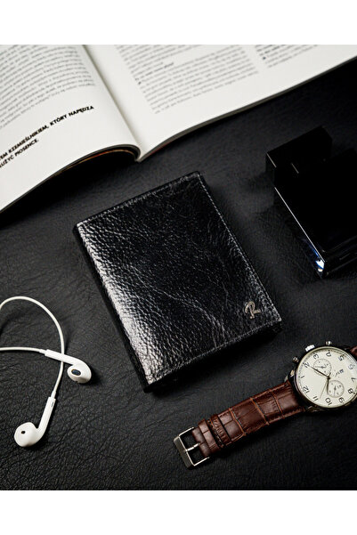 Other Classic men's vertical wallet made of leather with RFID technology - Rovicky