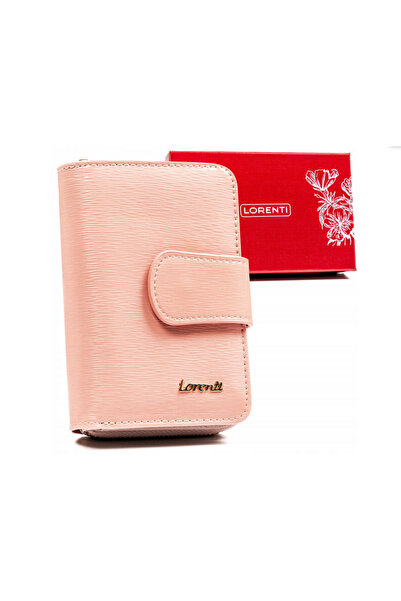 Other Women's leather wallet in vertical orientation with snap closure - Lorenti