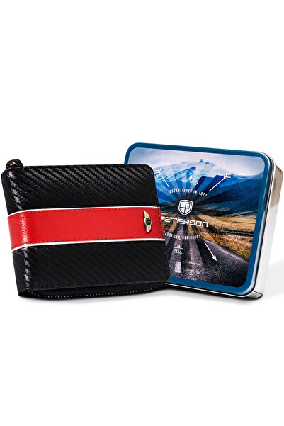 Other Portofel Sk PTN 1564 MOTO1-6294 NEGRU CARBON/ROȘU