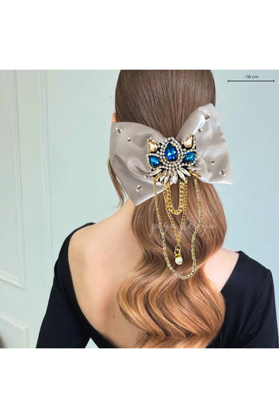 pegu baby collection АТАМАНСКА БРОШКА ОТ САТЕНЕН ТУРКУАЗ, СПЕЦИАЛЕН ДИЗАЙН, П...