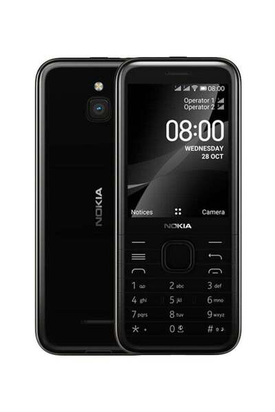 Nokia 8000 Dual SIM Black 512MB RAM 4GB 4G LTE