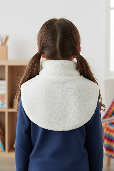 Leiste Girl's Plush Bolero Neck Collar Scarf Shoulder Wrap Etol Neck Collar Welsoft Plush Winter Shoulder Wrap Neck Collar