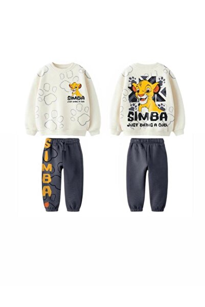 KidsSel Boy's Printed Model 3 Thread Cotton Fabric Bottom and Top Set